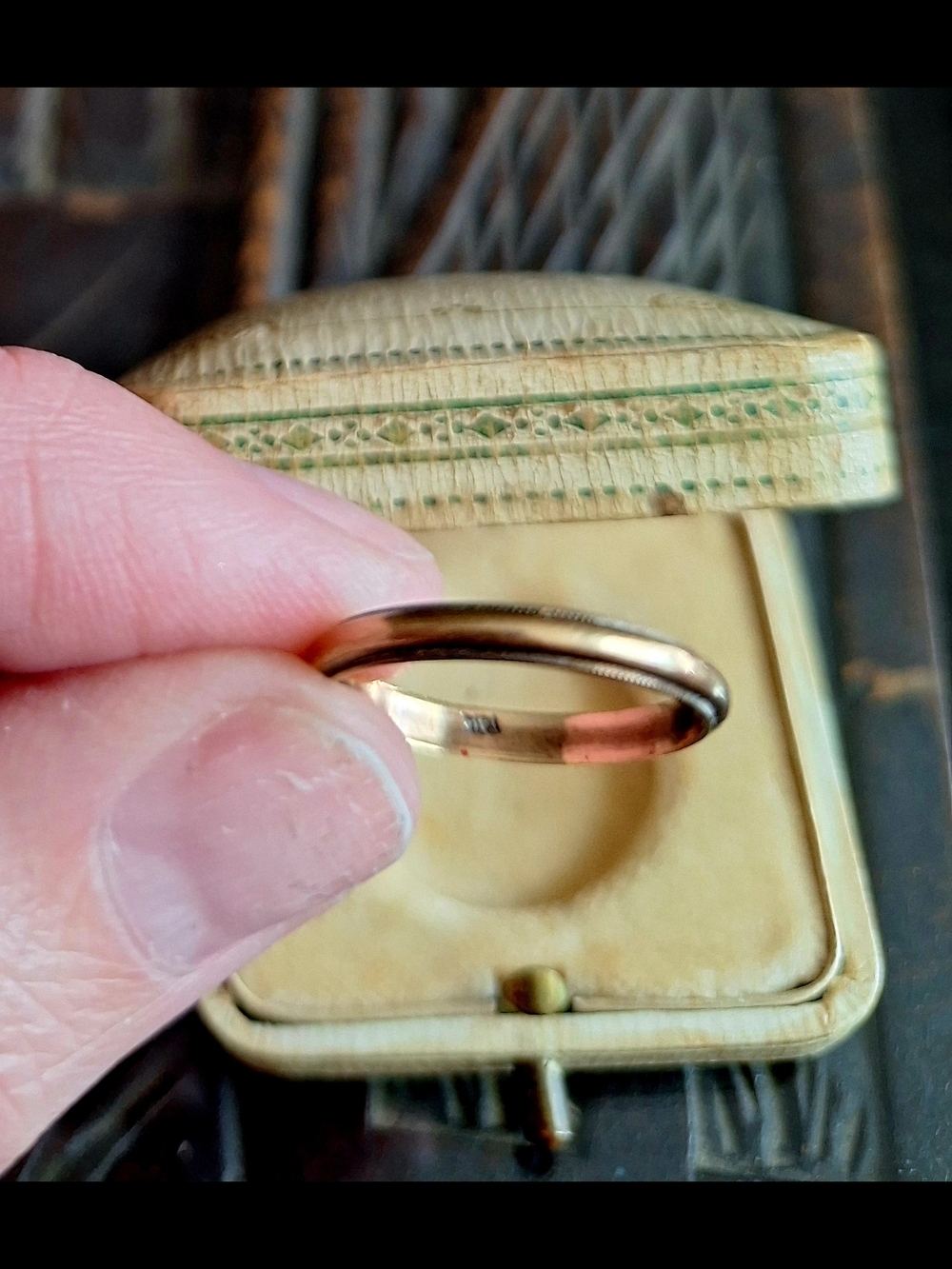 Vintage 14K Gold Ring Size 5.75 Arthur Schwemmer Jeweler PA w/ Original Box - Picture 4 of 8